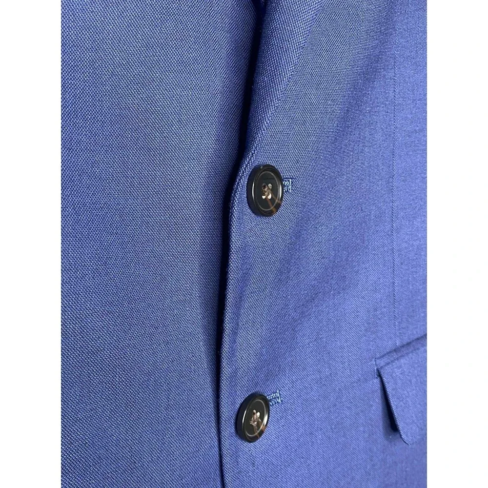 Lauren Ralph Lauren Boy's Navy Blazer Jacket Black Label Fully Lined Size 16R